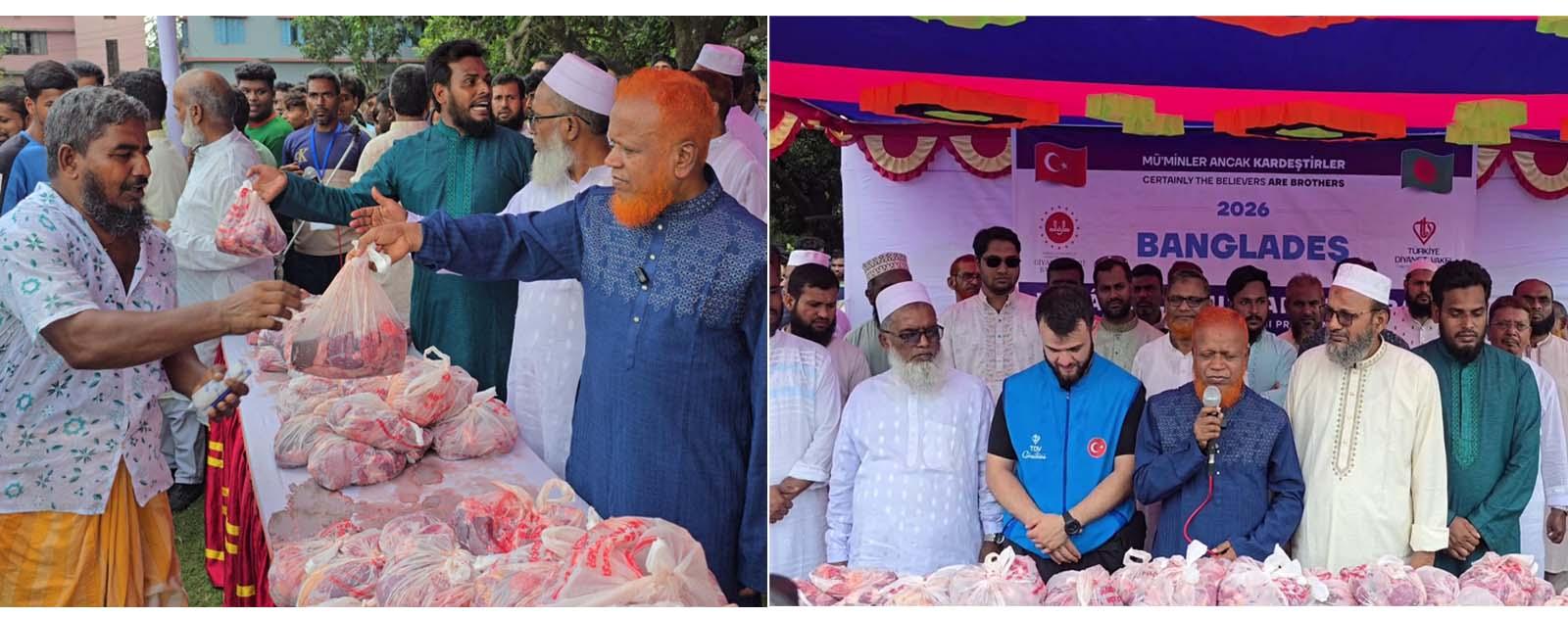 নূরুল ইসলাম বুলবুল এমপির উদ্যোগে ৪ হাজার অসহায় ও দুস্থ পরিবারের মাঝে কুরবানির গোস্ত বিতরণ