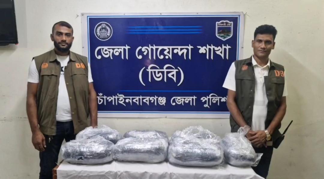 নাড়ুর নাম করে কুরিয়ার সার্ভিসে আসলো ১৪ কেজি গাঁজা, উদ্বার করলো ডিবি